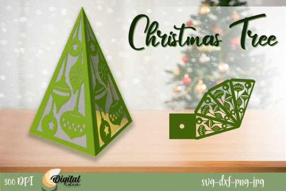 3D Christmas Trees Lantern SVG: A Creative Tool for Festive Designs and Beyond