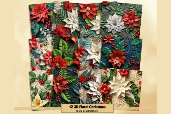 3D Floral Christmas Poinsettia Papers: A Creative Revolution for Holiday Crafting
