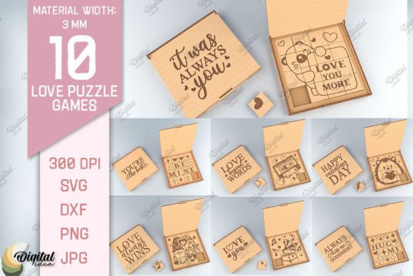 3D Love Puzzle Game SVG Bundle: A Strategic Tool for Creative and Professional Projects
