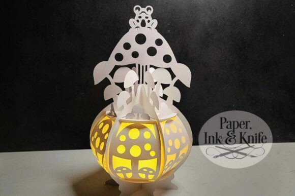 Mushroom Lantern 3D Light Box: A Simple, Stylish Craft for Beginners and Beyond